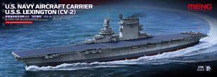 1/700 USS Lexington (CV-2) американский авианосец, цветной пластик (Meng Model PS-002), сборная модель