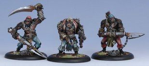 Warmachine Cryx Black Orgun Boarding Party (Unit Box: 1 Bosun, 2 Pirates) - Privateer Press Miniatures PRIV-PIP 34046
