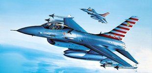 1/72 F-16A Fighting Falcon американский реактивный самолет (Academy 12444) сборная масштабная модель