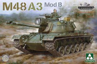 1/35 M48A3 Mod B Patton американський середній танк (Takom 2162), збірна модель
