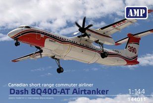 1/144 Dash 8 Q400-AT Airtanker протипожежний літак (AMP 144011), збірна модель