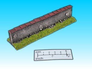 Stucco Wall - Straight, 25-30 мм (1:72)