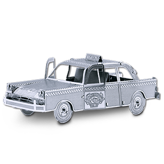 Checker Cab, сборная металлическая модель (Metal Earth 3D MMS007)