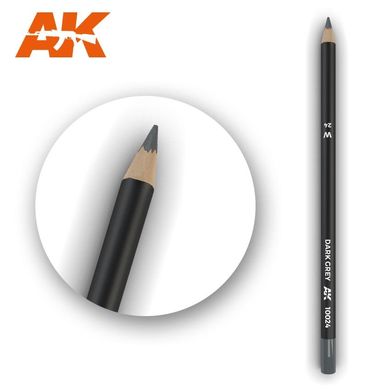 Олівець для везерінгу та ефектів "Темно-сірий" (AK Interactive AK10024 Weathering pencils DARK GREY)