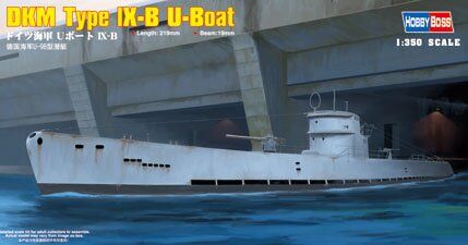 1/350 DKM Type lX-B U-Boat германская подводная лодка (HobbyBoss 83507) сборная модель