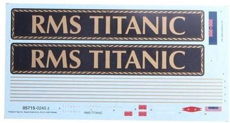 1/400 RMS Titanic + клей + краска + кисточка + книжка (Revell 05715)