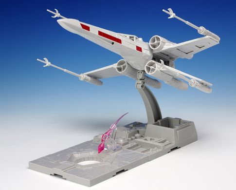 1/72 X-Wing Starfighter, винищувач із Star Wars (Bandai 01200), збірна модель, кольоровий пластик