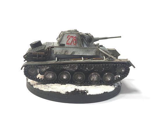 1/35 Т-70М советский легкий танк, зимний вариант, готовая модель