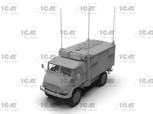 1/35 Unimog S 404 німецький військовий радіоавтомобіль (ICM 35137), збірна модель