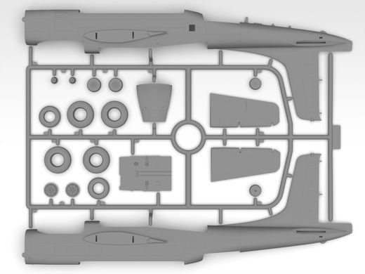 1/48 Диорама "Авиабаза Nakhon Phanom": самолеты B-26K Invader и O-2A Skymaster, фигуры пилотов и техников, аэродромное покрытие, подвесное вооружение (ICM DS4804), сборные модели