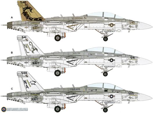 1/48 EA-18G Growler палубный самолет РЭБ (Meng Model LS-014), сборная модель