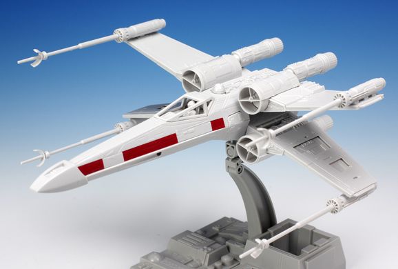 1/72 X-Wing Starfighter, истребитель из Star Wars (Bandai 01200), сборная модель, цветной пластик