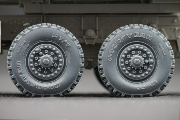 1/35 Колеса для M142 HiMARS під навантаженням, 6 штук, для моделей Trumpeter, 3D-друк (ScaleX WM35011s)