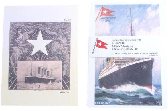 1/400 RMS Titanic + клей + краска + кисточка + книжка (Revell 05715)