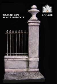 54 мм COLONNA CON MURO E INFERRIATA