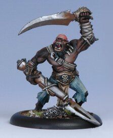 Warmachine Cryx Black Ogrun Boarding Party Pirate (Blister pack of 1) - Privateer Press Miniatures PRIV-PIP 34047