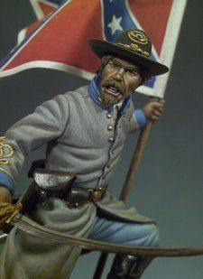 54 мм Confederate Standard Bearer, 1862