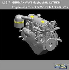 WWII German Maybach HL42 TUKRM Engine set for Sd.Kfz.250/DEMAG/Sd.Kfz.11 1:35