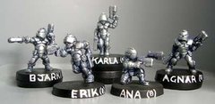 HassleFree Miniatures - Squad pack. (one of each of G025, G026, G027, G028, G029) - HF-HFG103