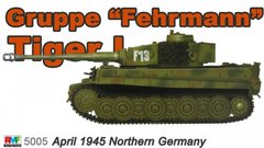 1/35 Pz.Kpfw.VI Ausf.E Tiger I Gruppe "Fehrmann", April 1945, Nothern Germany (Rye Field Model RFM RM5005) збірна модель