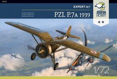 1/72 PZL P.7a 1939 года, серия "Expert Set" (Arma Hobby 70007) сборная модель