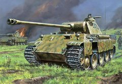 1/72 Танк Pz.Kpfv.V Ausf.D Panther, серія "Зборка без клею", збірна модель