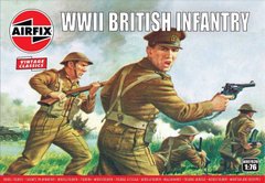 1/76 Британская пехота Второй мировой, 48 фигур, серия Vintage Classics (Airfix 00763v), пластик