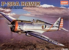 1/48 P-36A Hawk американський винищувач (Academy 2181) збірна модель