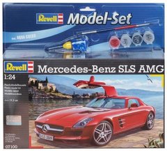 1/24 Mercedes-Benz SLS AMG + клей + краска + кисточка (Revell 67100)