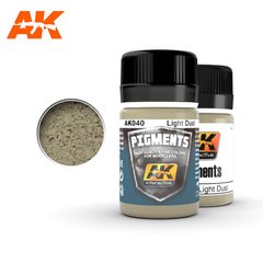 Пигмент светлая пыль, 35 мл (AK Interactive 040 Light Dust Pigment)