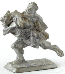Mithrill Miniatures - Миниатюра 32 mm - White-hand Orc with Merry - MTHRL-MM183