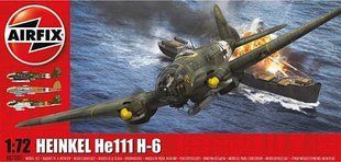 1/72 Heinkel He-111H-6 германский бомбардировщик (Airfix 07007) сборная модель