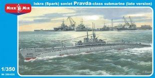 1/350&nbsp;Радянський підводний човен IV серії &ldquo;Іскра&rdquo; (MikroMir 350-35), збірна модель