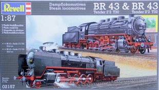 1/87 Dampflokomotiven BR 43 T30 + BR 43 Tender T32 (Revell 02157)