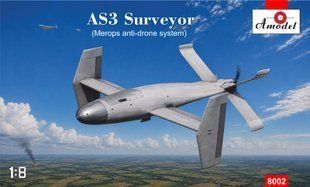 1/8&nbsp;AS3 Surveyor&nbsp;безпілотник-перехоплювач антидронового комплексу Merops (Amodel 8002), збірна модель