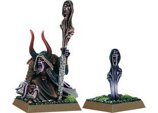 Chaos Sorcerer (6th edition), миниатюры Warhammer Fantasy Battles, металлические неокрашенные (Games Workshop)