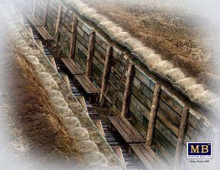 1/35 Окоп, Перша та Друга світові війни (Master Box 35174 The Trench), збірний пластиковий