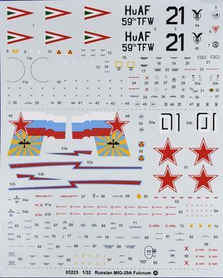 1/32 МиГ-29А реактивный истребитель (Trumpeter 03223) сборная модель