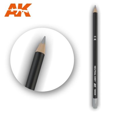 Карандаш для везеринга и эффектов "Серый" (AK Interactive AK10025 Weathering pencils NEUTRAL GREY)