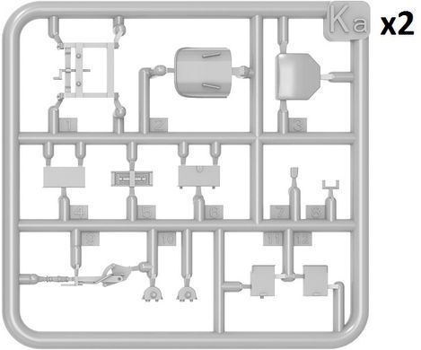 1/35 Легкий танк&nbsp;M3 Stuart ранньої модифікації, серія Interior Kit з інтер'єром (MiniArt 35404), збірна модель