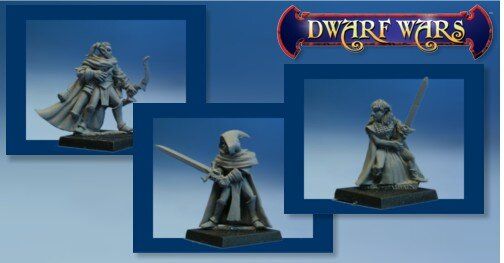 Dwarf Wars - Good Elf Characters - West Wind Miniatures WWP-DW-108