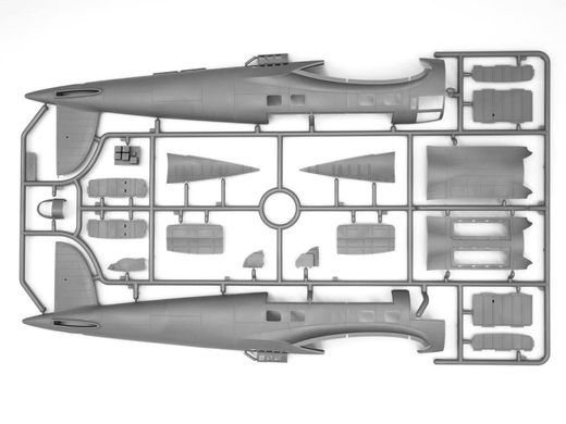 1/48 Heinkel He-111H-8 Paravane самолет с резаками для аэростатов (ICM 48267), сборная модель
