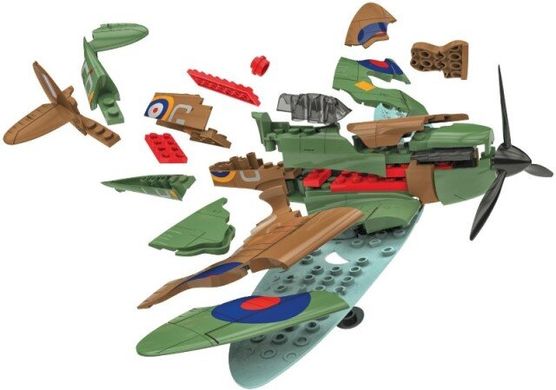 Винищувач Spitfire (Airfix Quick Build J6000) проста збірна модель для дітей