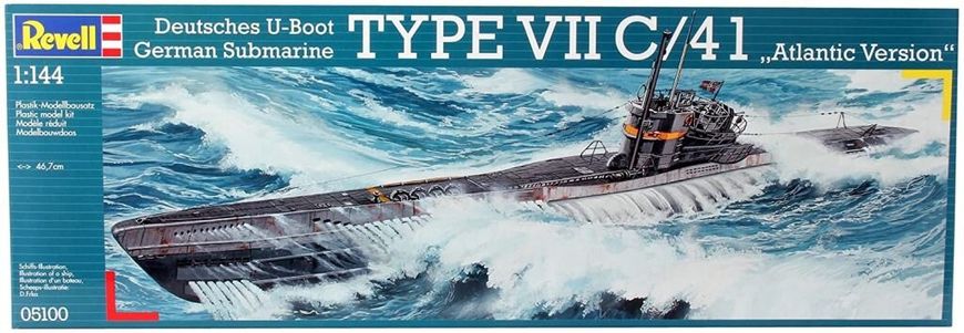 1/144 Підводний човен U-Boot Typ VIIC/41 (Revell 05100), збірна модель