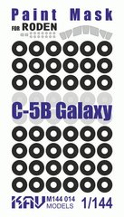 1/144 Маски для самолета C-5B Galaxy, для моделей Roden (KAV Models M144014)