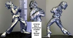 HassleFree Miniatures - Insane Man in straightjacket - HF-HFW104