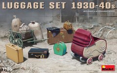 1/35 Набір багажу, ручної ппоклажі 1930-40 років (MiniArt 35582), збірні пластикові