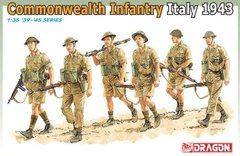 1/35 British Commonwealth Infantry, Italy 1943 (Dragon 6380), 6 фигур