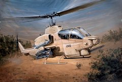 1/48 Гелікоптер Bell AH-1W Super Cobra (Italeri 833) збірна модель