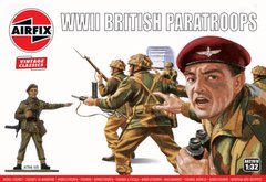 1/32 Британские десантники Второй мировой, 14 фигур, серия Vintage Classics (Airfix A02701V), пластиковые